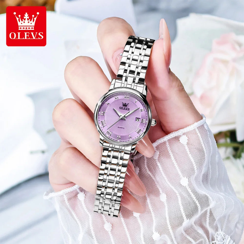 OLEVS 5611 Original Quartz Watch for Ladies - Olevs - Embellish Gold Jewelry & Diamond