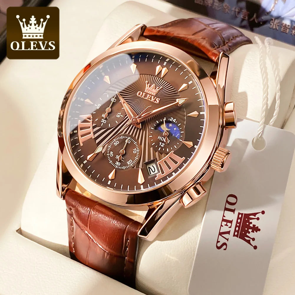 OLEVS casual fashion men's watches - Olevs - Embellish Gold Jewelry & Diamond