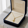 18k Gold Red Snake Necklace