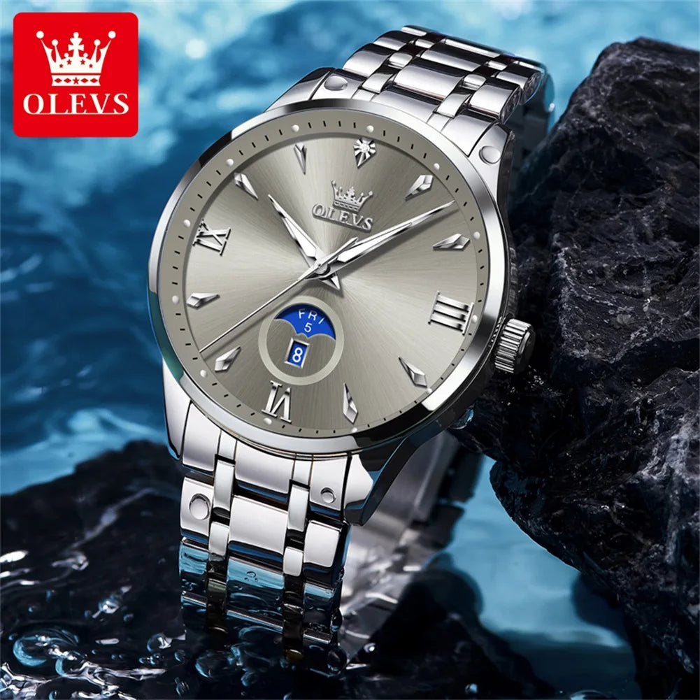 OLEVS Brand Men's Watch - Olevs - Embellish Gold Jewelry & Diamond