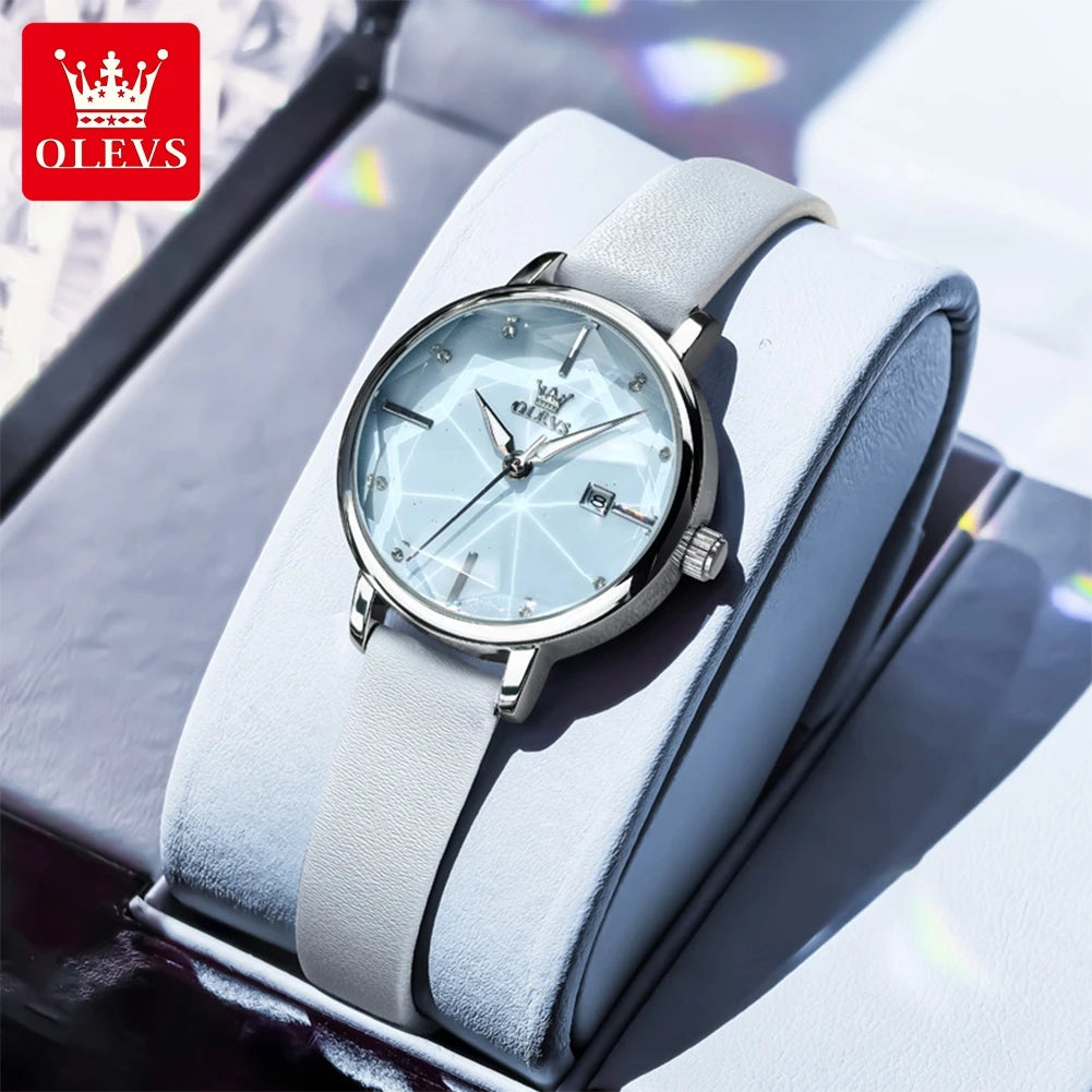 OLEVS 5656 Original Quartz Watches for Women - Olevs - Embellish Gold Jewelry & Diamond