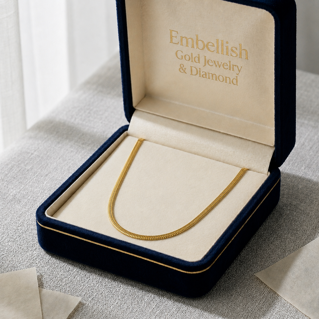 18k Gold Elegant Chain