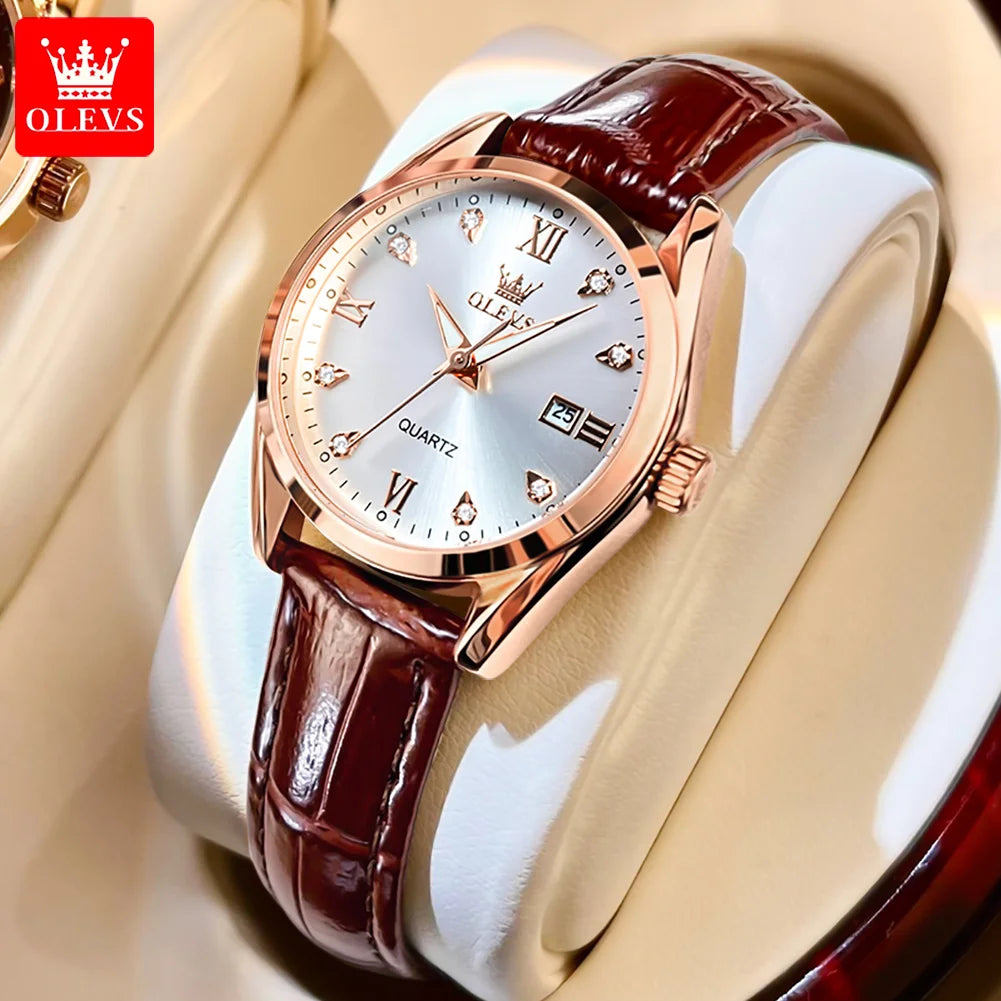 OLEVS Casual Luxury Women's Watches - Olevs - Embellish Gold Jewelry & Diamond