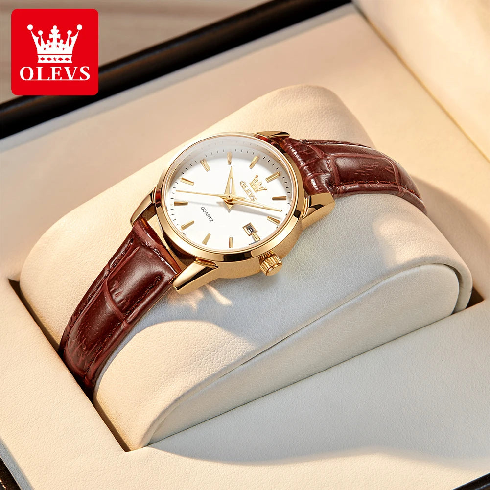 OLEVS 6898 Elegant Women's Watch - Olevs - Embellish Gold Jewelry & Diamond
