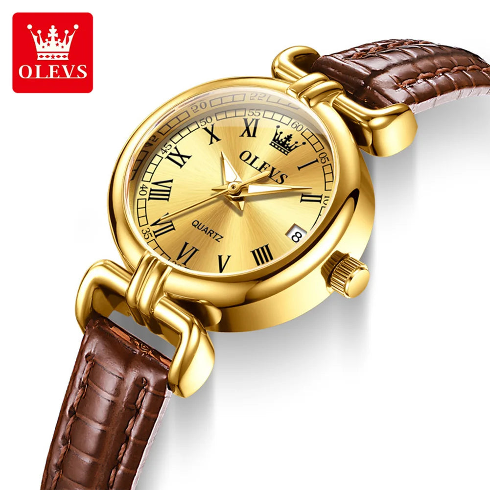 OLEVS New Fashion Simple Womens Watches - Olevs - Embellish Gold Jewelry & Diamond