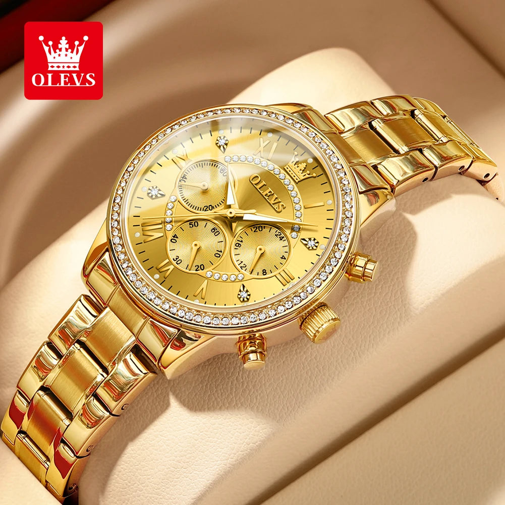 OLEVS Women's Watches - Olevs - Embellish Gold Jewelry & Diamond