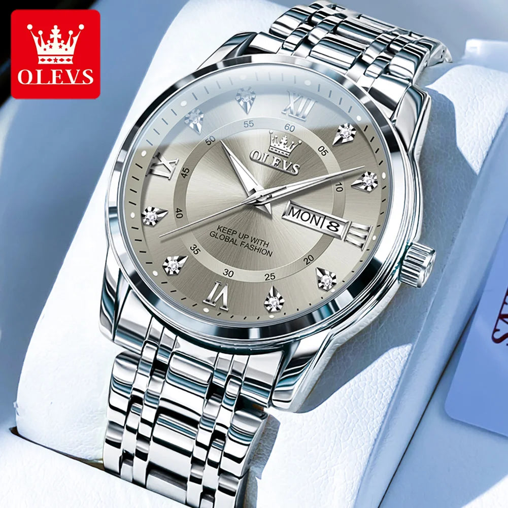 OLEVS 5513 Man Watch - Olevs - Embellish Gold Jewelry & Diamond