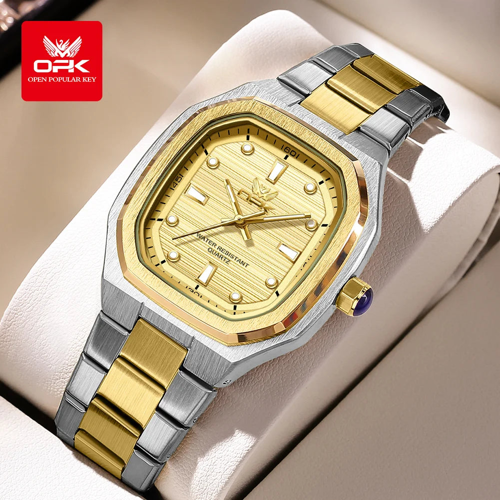 OPK 6044 Original Men Watches - Olevs - Embellish Gold Jewelry & Diamond