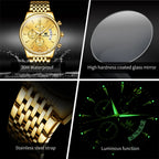 OLEVS luxury brand men's watches