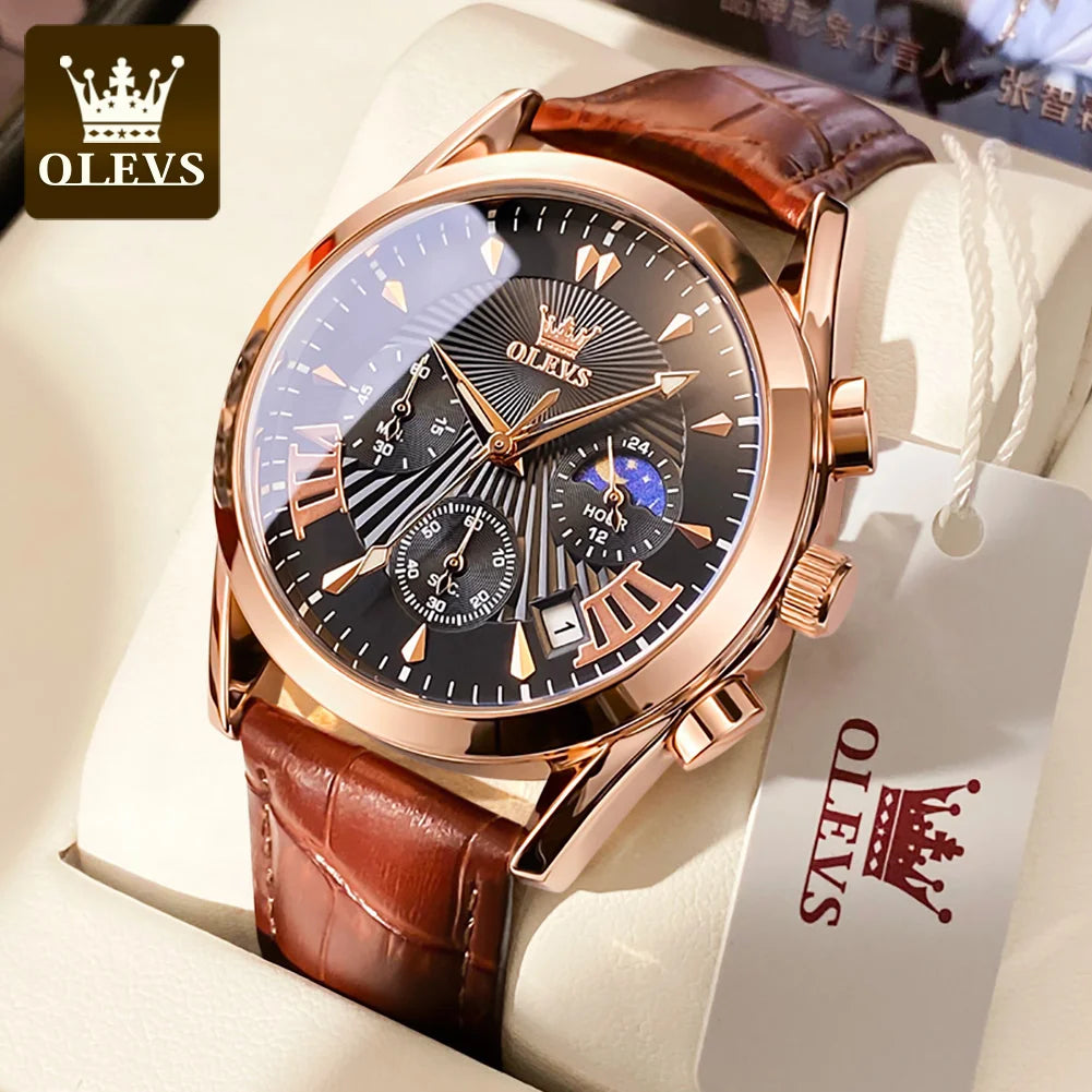 OLEVS casual fashion men's watches - Olevs - Embellish Gold Jewelry & Diamond