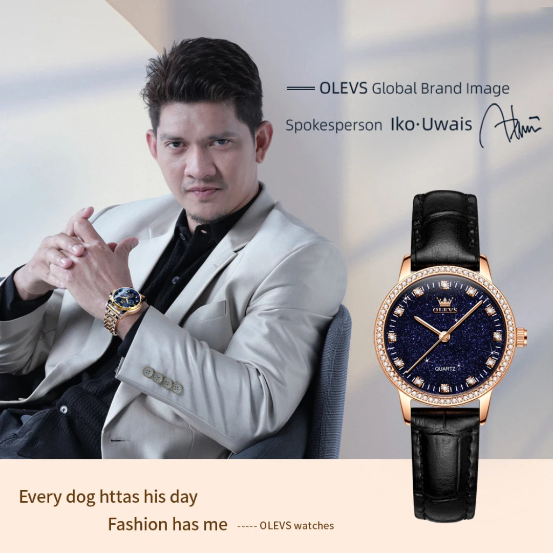 OLEVS 5605 Quartz Fashion Watch - Olevs - Embellish Gold Jewelry & Diamond