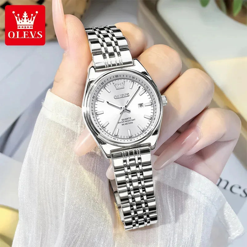 OLEVS New 3703 Watches Woman - Festive Collection - Embellish Gold Jewelry & Diamond
