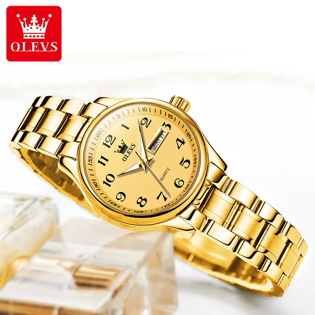 OLEVS Brand Ladies Watch - Olevs - Embellish Gold Jewelry & Diamond