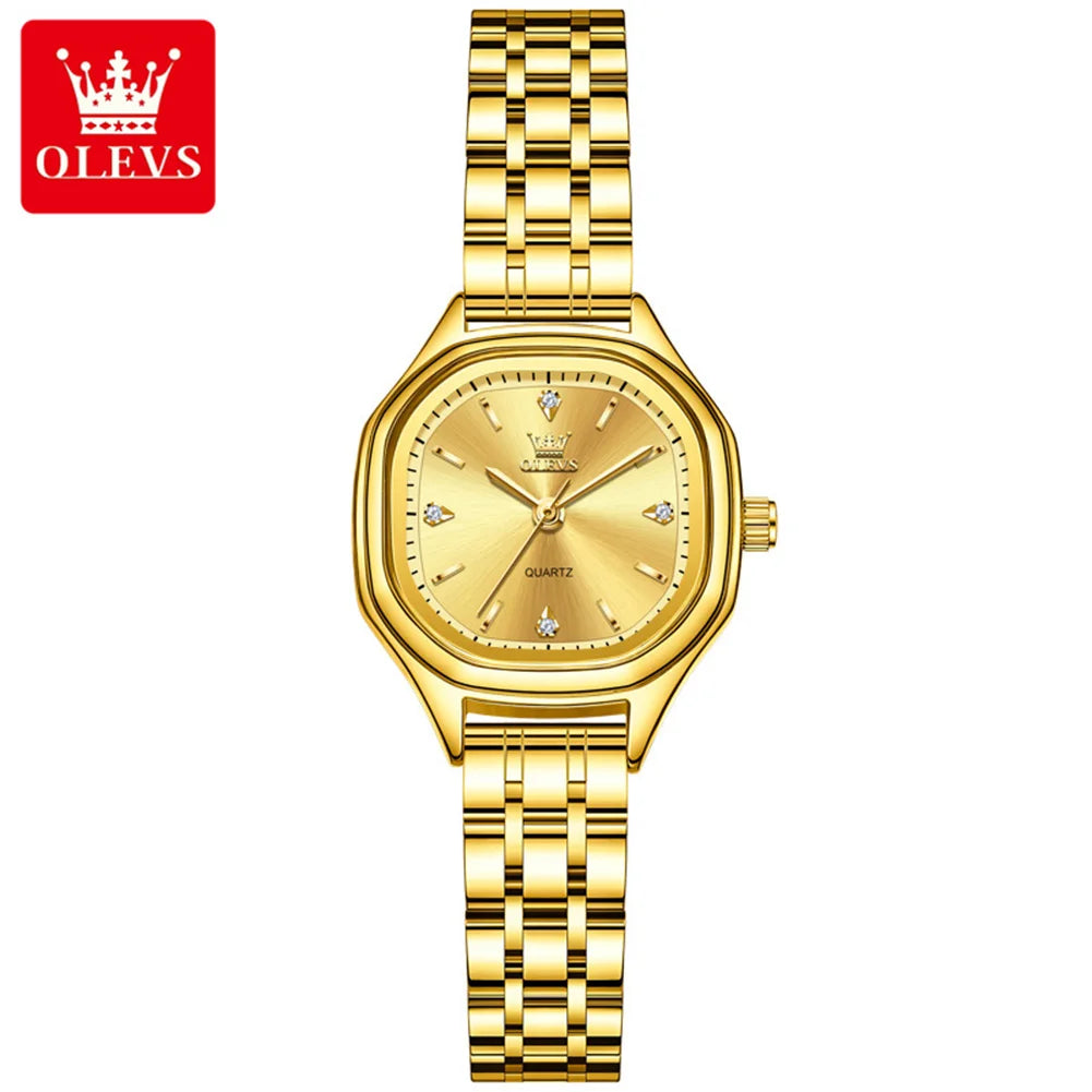 OLEVS 5888 Ladies Watches - Festive Collection - Embellish Gold Jewelry & Diamond
