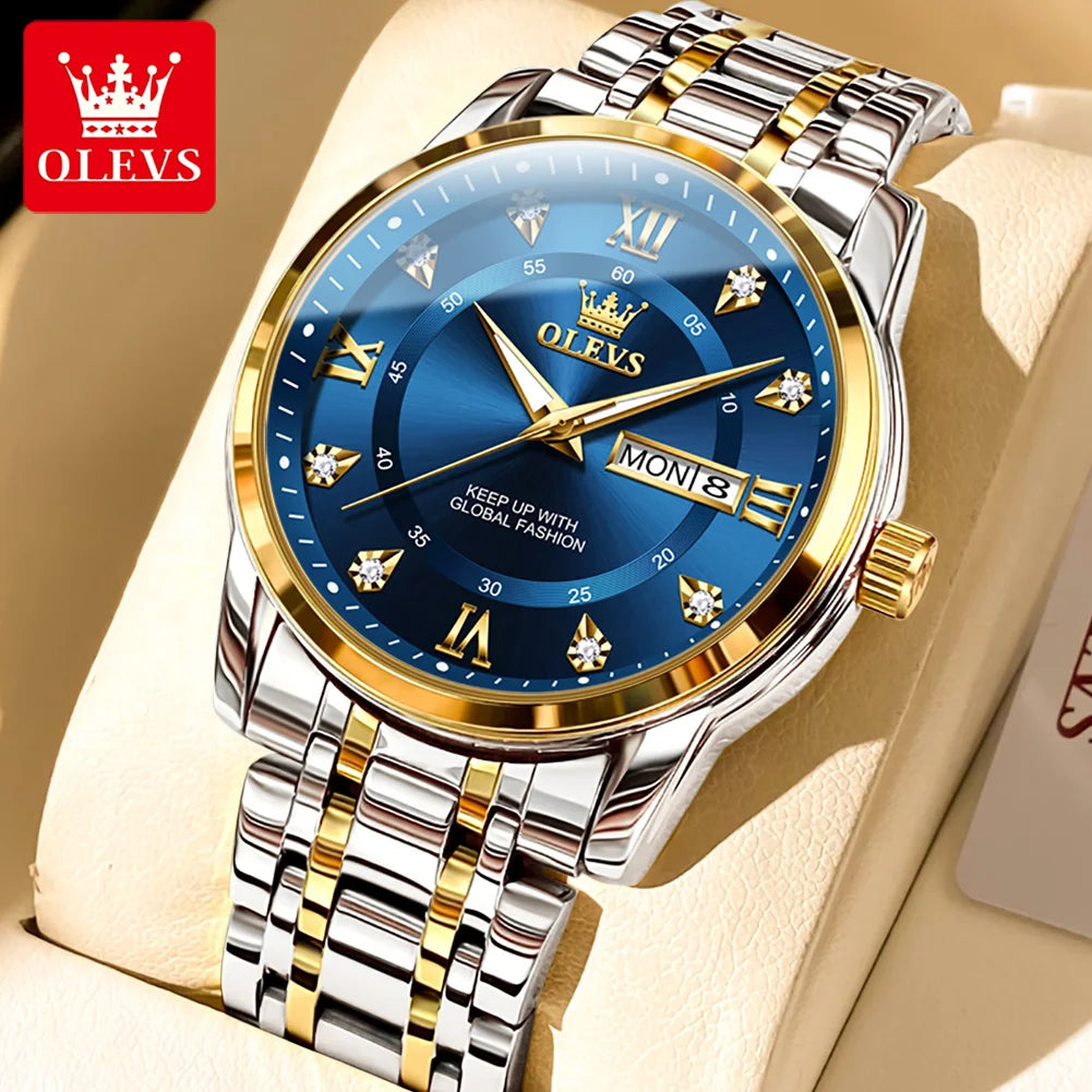 OLEVS 5513 Man Watch - Olevs - Embellish Gold Jewelry & Diamond