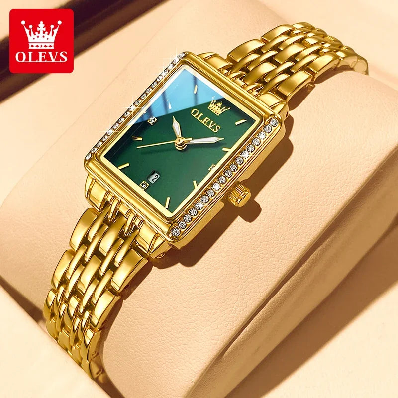 OLEVS 9995 Elegant Quartz Ladies Womens - Olevs - Embellish Gold Jewelry & Diamond