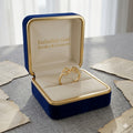 18k Gold Heart Infinity Ring