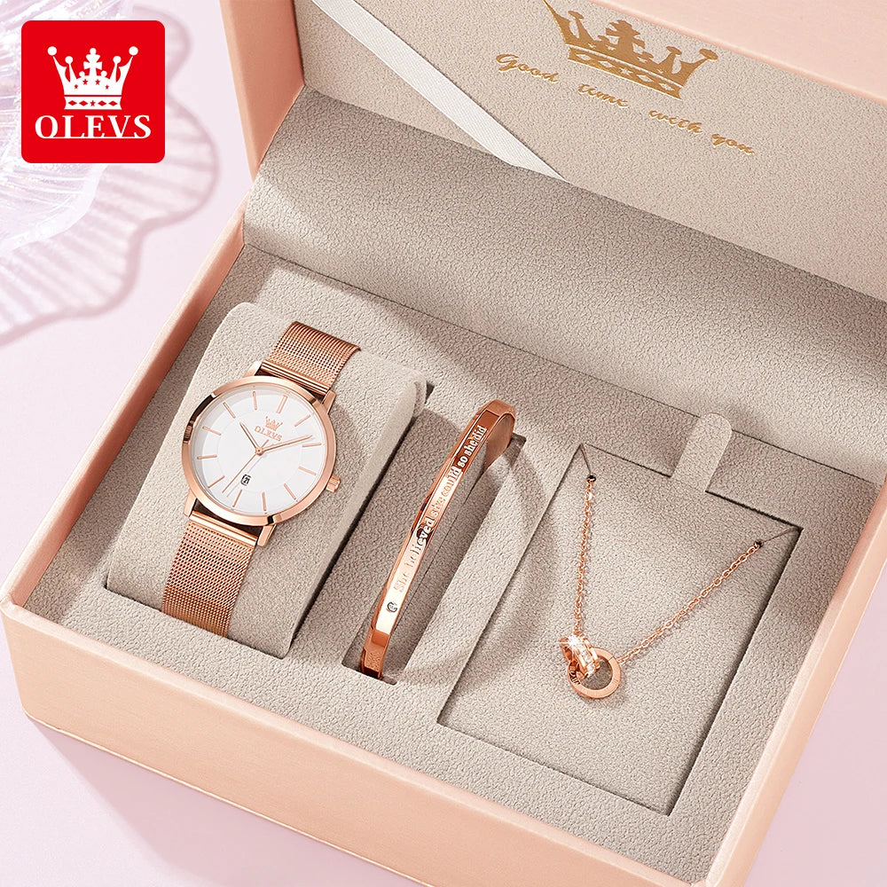 OLEVS Woman Watch 5869 - Olevs - Embellish Gold Jewelry & Diamond