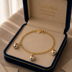 18k Gold 3 Cinnamon Bracelet