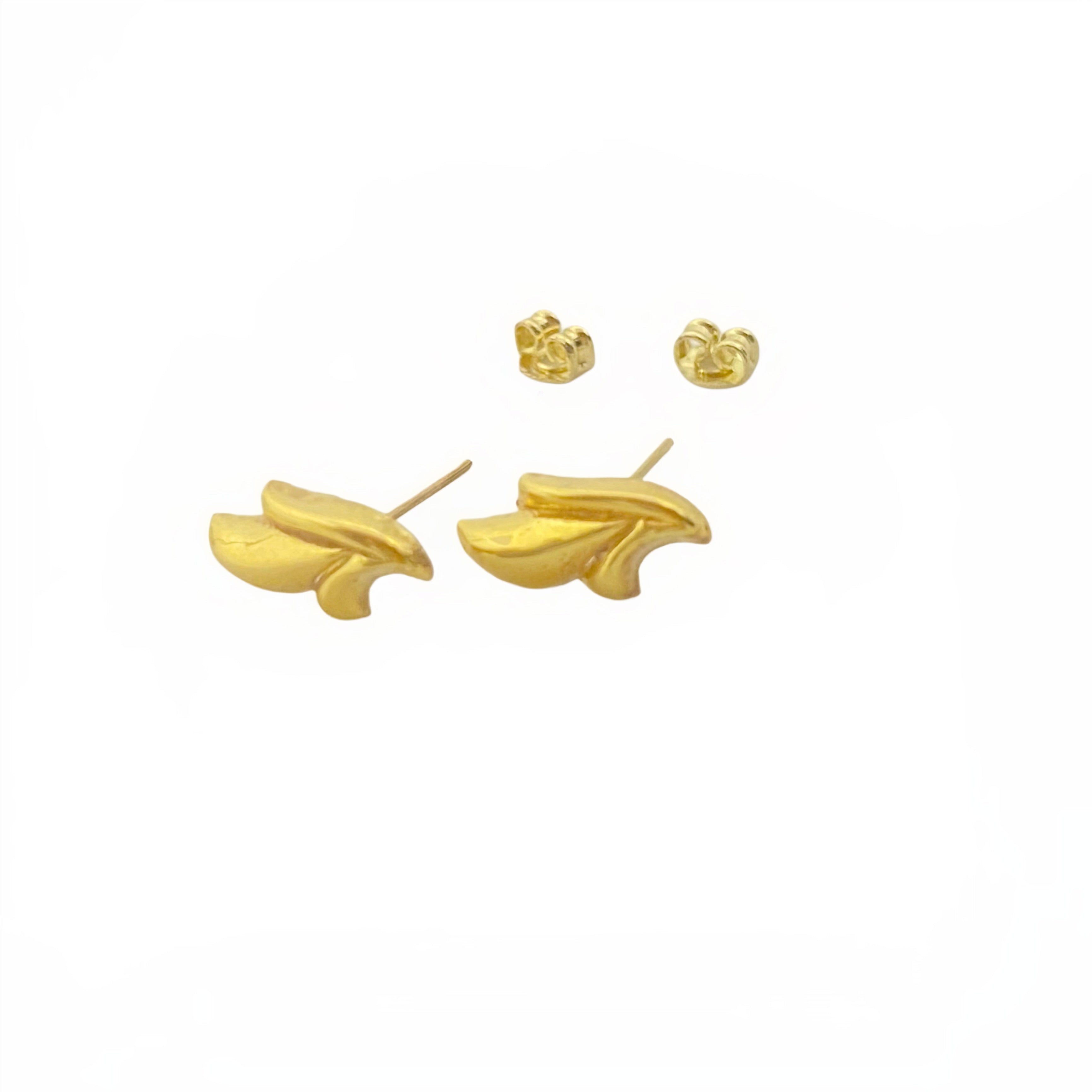 18K Real Gold Amazon Flower Earrings - Embellish Gold