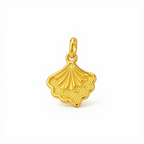 18k Gold Peacock Pendant