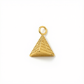 18k Gold Pyramid Pendant