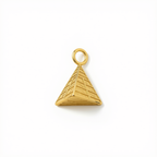 18k Gold Pyramid Pendant