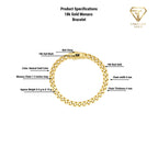 18k Gold Monaco Bracelet