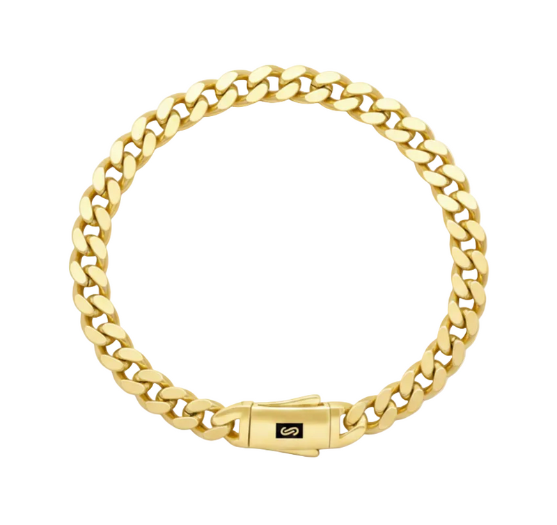 18k Gold Monaco Bracelet - 18k Gold Bracelet - Embellish Gold Jewelry & Diamond