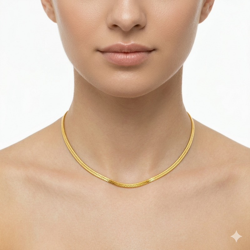 18k Gold Japan Chain - 18k Gold Chain - Embellish Gold Jewelry & Diamond
