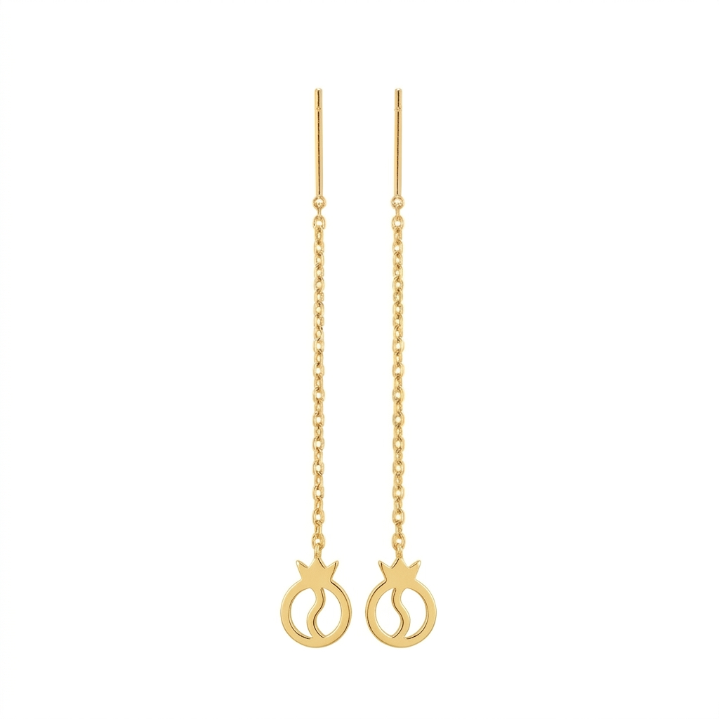 18k Gold Yin Yang Tictac Earrings - 18k Gold Earrings - Embellish Gold Jewelry & Diamond