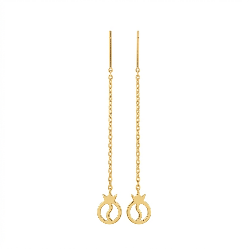 18k Gold Yin Yang Tictac Earrings - Earrings - Embellish Gold Jewelry & Diamond