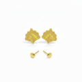 18K Real Gold  Peacock Earrings