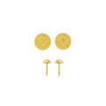18K Real Gold Life of Tree Earrings
