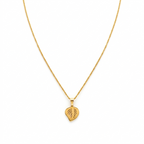18K Real Gold Pure Leaf Necklace