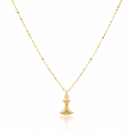 18K Real Gold Tif Necklace