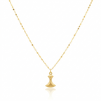 18K Real Gold Tif Necklace