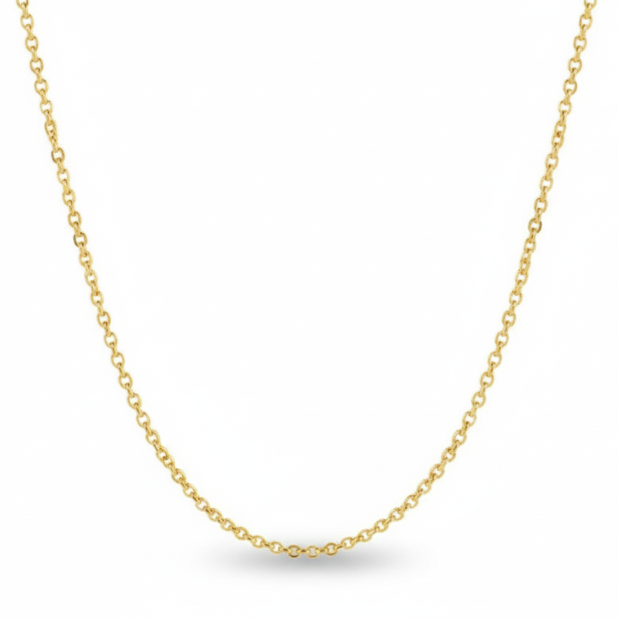 18k Gold Link Chain - 18k Gold Chain - Embellish Gold Jewelry & Diamond