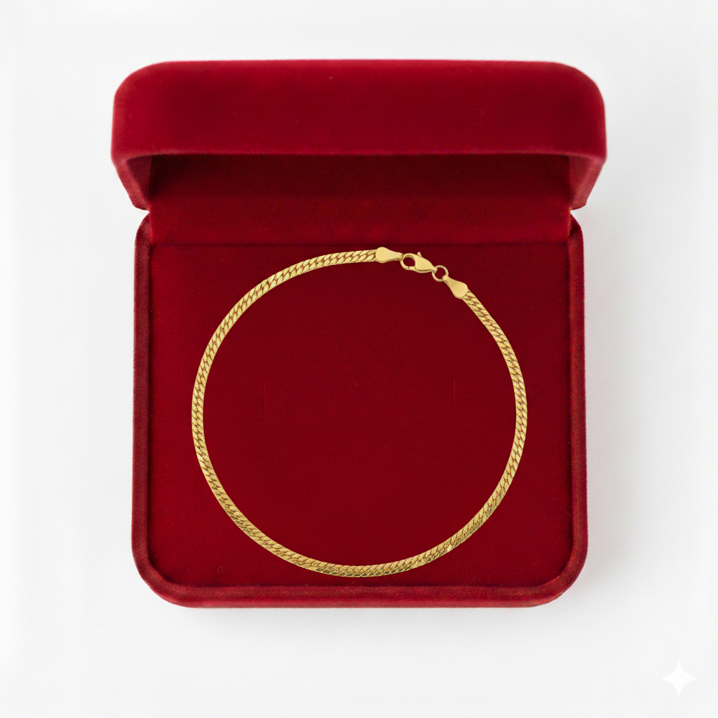 18k Gold Cobra Bracelet - ad collection - Embellish Gold Jewelry & Diamond
