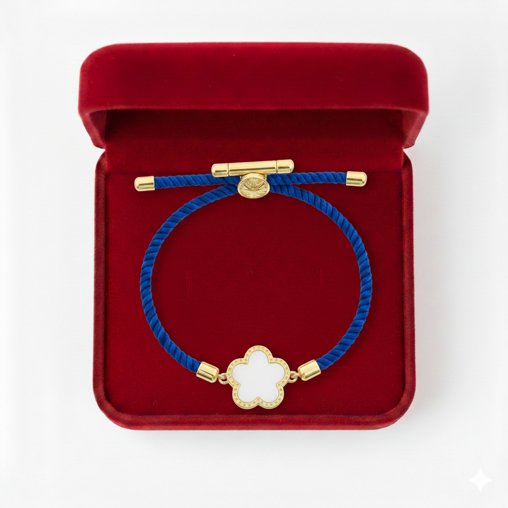 White Star Rope Bracelet