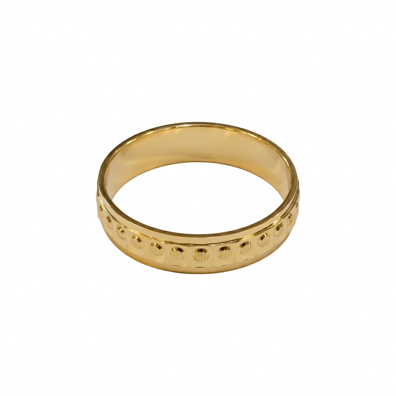 18k Gold Dia Cut RIng - 18k Gold Ring - Embellish Gold Jewelry & Diamond