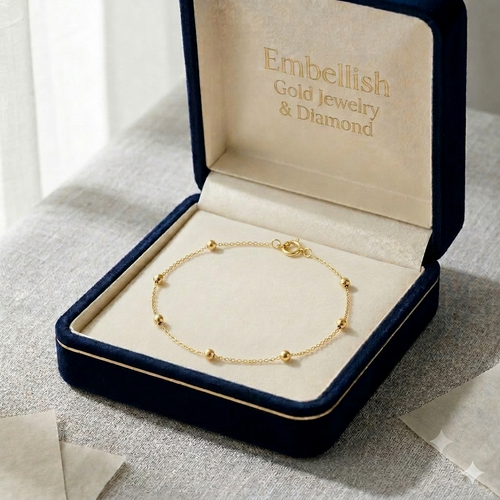 18K Gold 7 Balls Bracelet