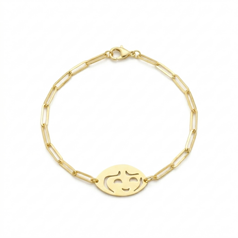 18K Real Gold Dora Kids Bracelet - Gold Bracelets - Embellish Gold