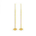 18k Gold Eye Tictac Earrings