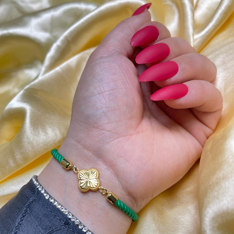 سوار رائع من الذهب الحقيقي عيار 18 قيراط من vca - 18k Gold Bracelet - Embellish Gold Jewelry & Diamond