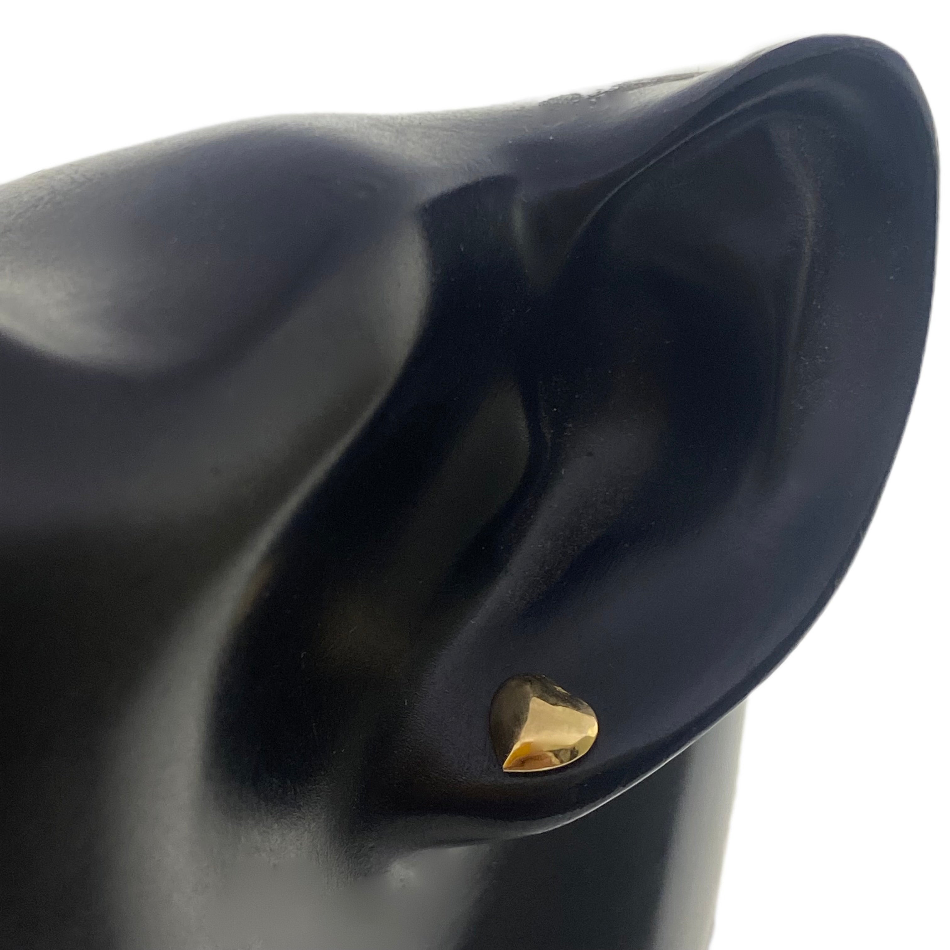 18K Real Gold Bubble Heart Earrings - Embellish Gold