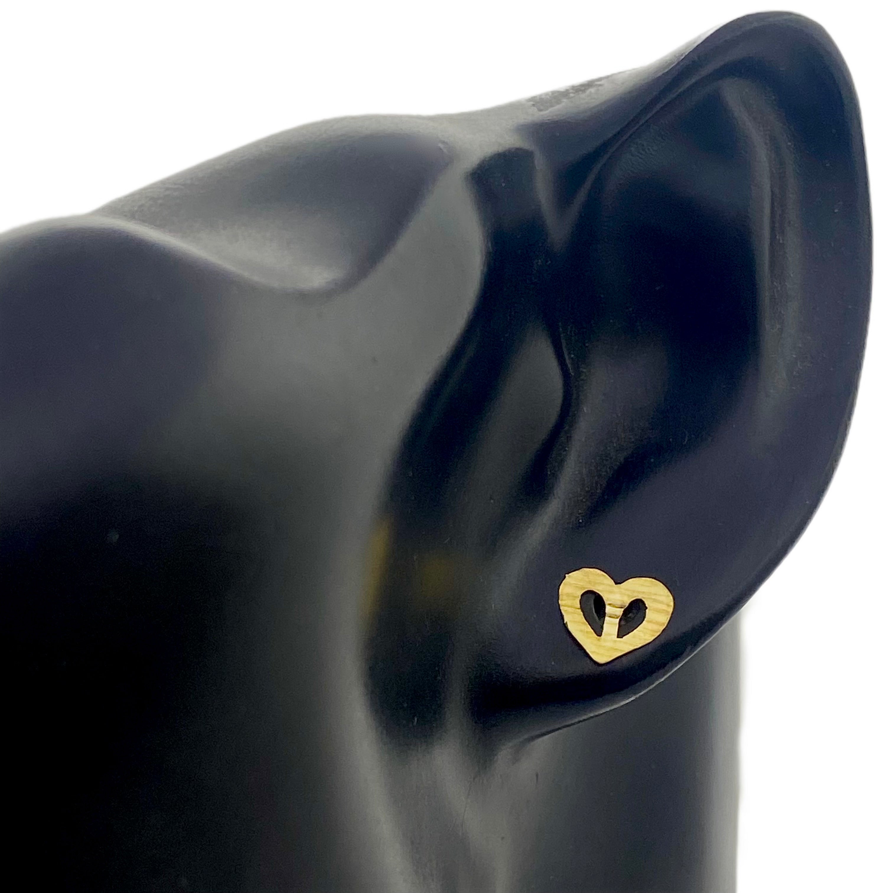18K Real Gold Heart with Holes Earrings - Embellish Gold