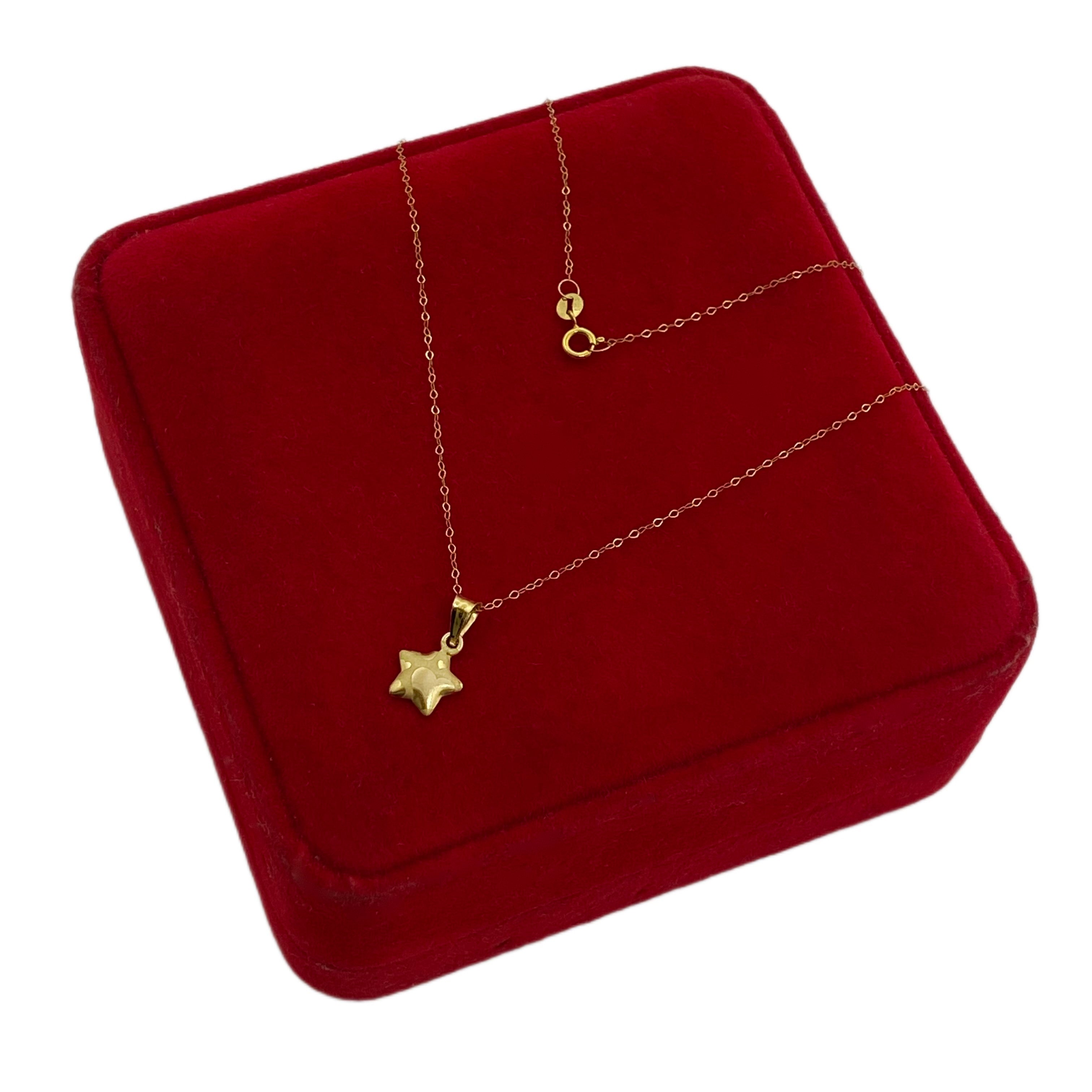 18K Real Gold Star Necklace V1.2 - Embellish Gold