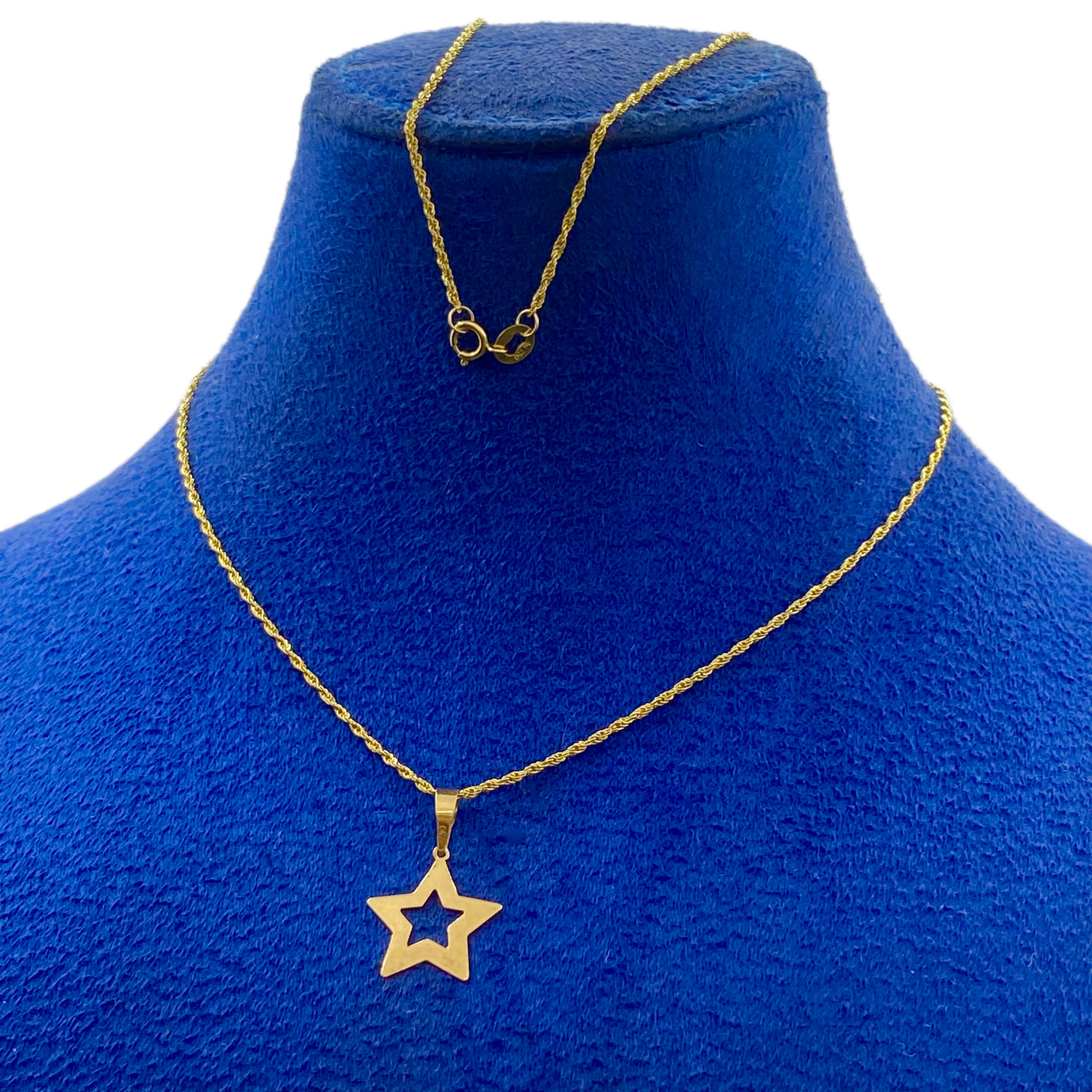 18K Real Gold Star Necklace V1.5 - Embellish Gold