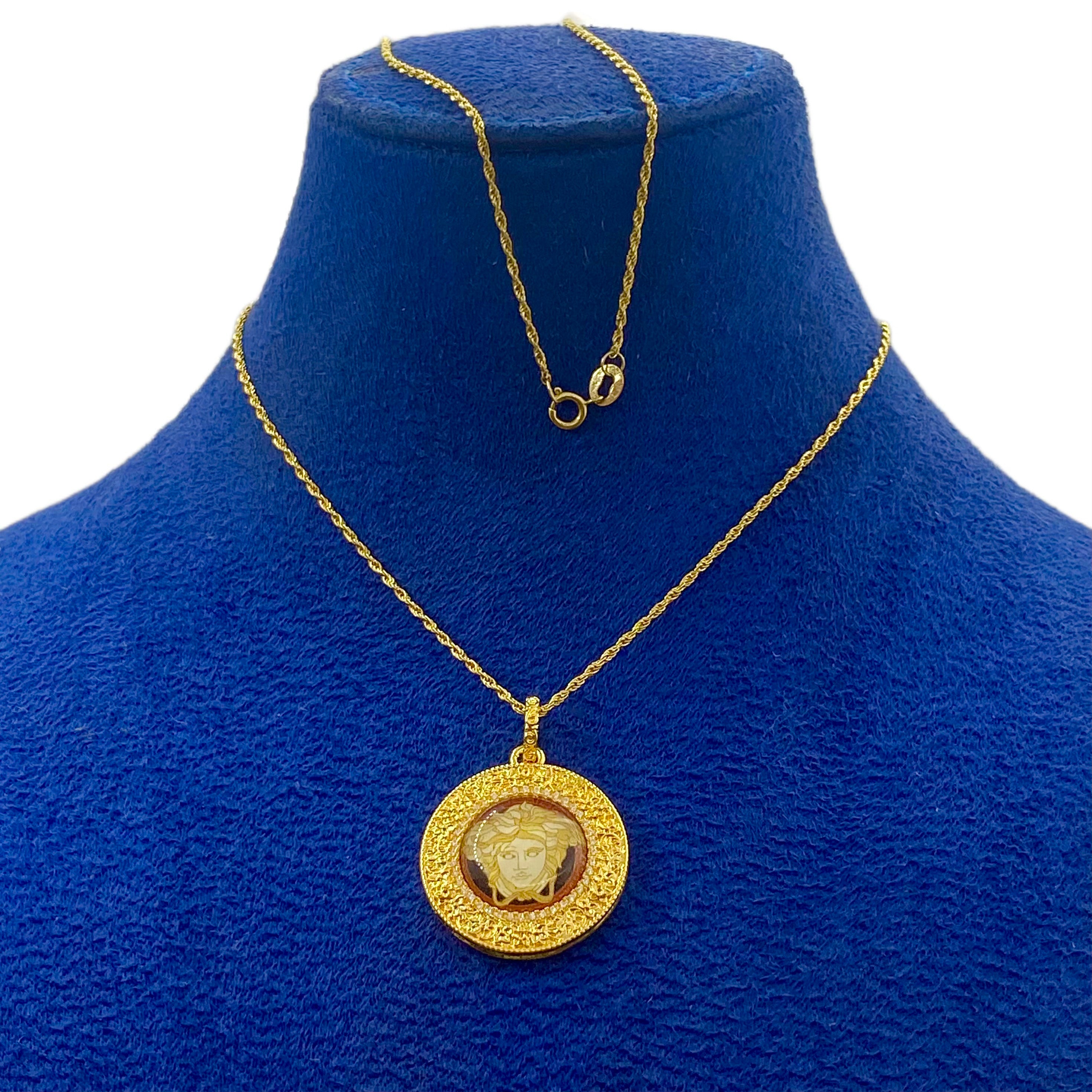 18K Real Gold Medusa Necklace - Embellish Gold